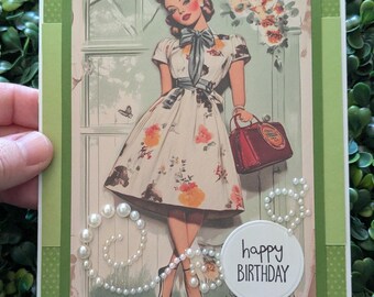 Birthday Card, Handmade Greeting Card