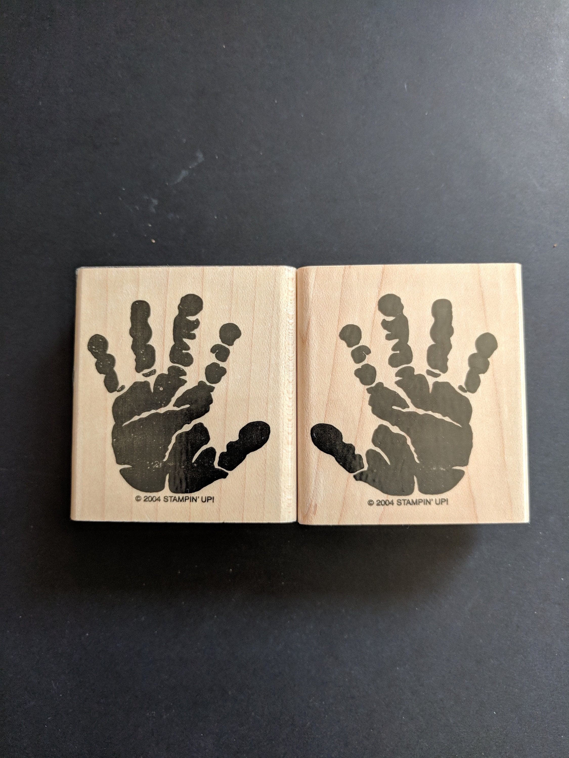 Hands 2pc. Stamp Set Etsy