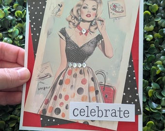 Birthday Card, Handmade Greeting Card