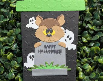 Halloween Werewolf Gift Card Holder