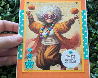 Birthday Card, Handmade Greeting Card