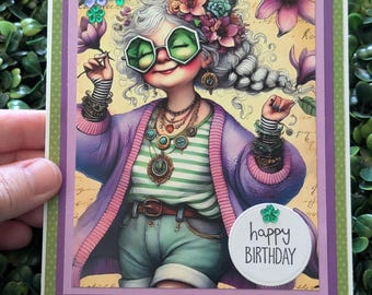 Birthday Card, Handmade Greeting Card