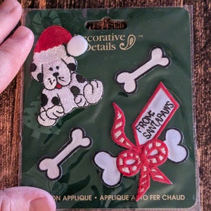 Santa Paws Iron-on Patch Applique