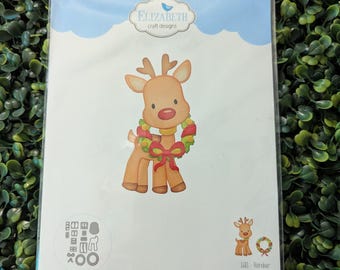 Reindeer Metal Cutting Die Elizabeth Craft Designs