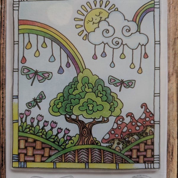 Custom Clear Cling Stamp Etsy