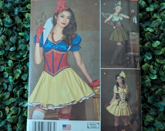 Sewing Pattern Simplicity 1093 Costume, Size R5 14-22, Misses', Victorian, Steampunk, Fairy, Elf