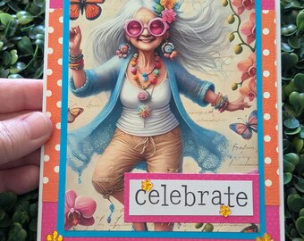 Birthday Card, Handmade Greeting Card