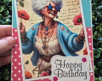 Birthday Card, Handmade Greeting Card