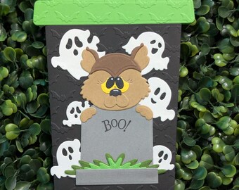 Halloween Werewolf Gift Card Holder