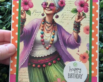 Birthday Card, Handmade Greeting Card