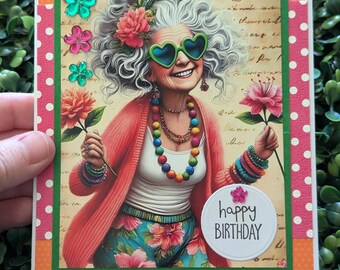 Birthday Card, Handmade Greeting Card