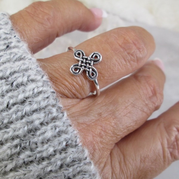 Gorgeous Celtic Cross Ring>925 Sterling Silver ring,Celtic ring,Cross ring,Irish ring,925 ring,Sterling Silver ring,Celtic jewelry,Cross