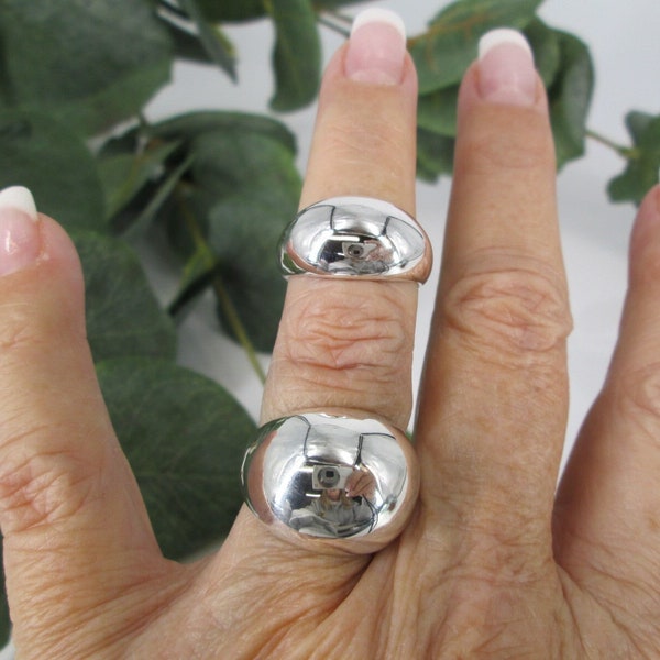 Silver Dome Rings>925 Sterling DOME Ring,Plain Polished Dome rings,Classic Silver Dome ring,Best Selling Dome ring,925 silver, 2 widths