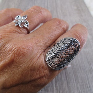 Shield Ring&gt;925 Sterling Silver SHIELD Ring,925 Boho Shield Ring,Shield Ring,Sterling Ring,Boho Chic Ring,Circle ring,925 Sterling Wide ring