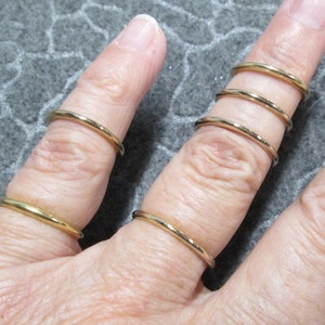 Thin 10kt.Gold Filled Band&gt;Thin Gold Band,10kt Gold ring,10kt. Thin Ring,Narrow Gold ring,Thumb ring,Midi ring,Gold ring,Stacking ring