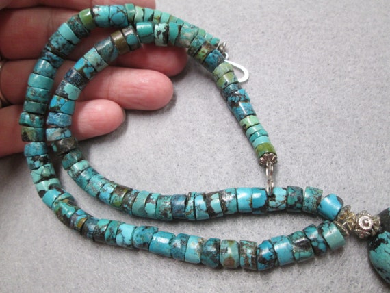 Southwestern Genuine TURQUOISE Necklace>Turquoise… - image 5