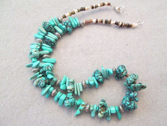 Native American Genuine Turquoise Necklace>Turquo… - image 4
