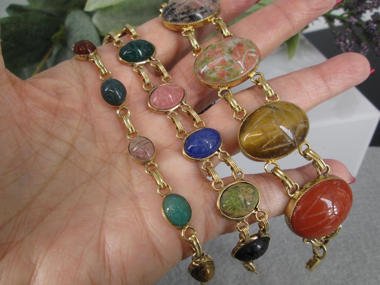 Scarab Watch Bracelet - Etsy display picture 1
