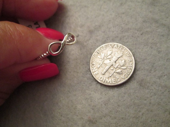 Dainty Sterling Silver INFINITY Ring>925 Infinity… - image 6