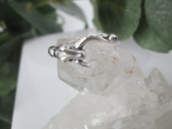 Sterling Silver SNAKE Ouroboros Ring>Tail Devoure… - image 5