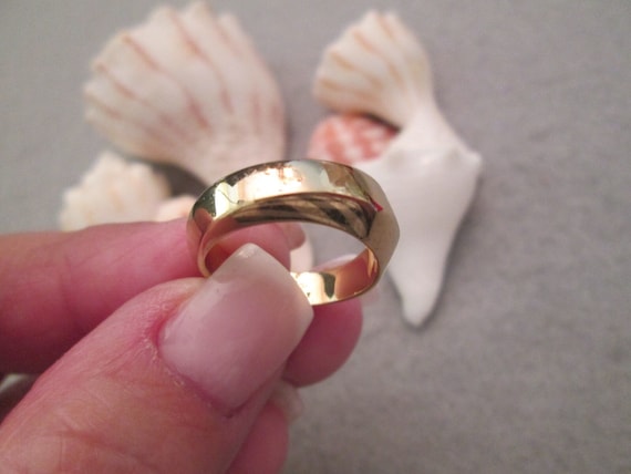 Authentic Tiffany & Co. Solid 18kt.Gold Swirl Dome Ring>circa 1999>18kt.Gold ring,Tiffany's Ring,Dome ring,Rare Tiffany's Design,18kt.Gold