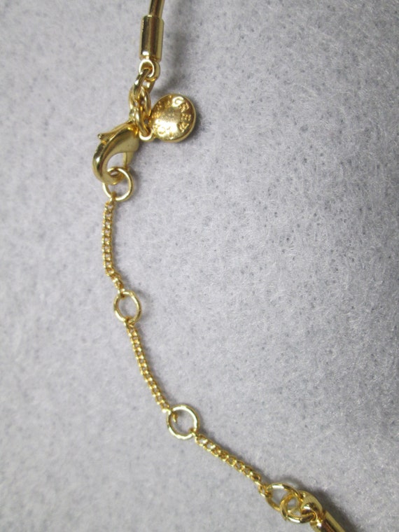 Vintage J. Crew Gold Collar with PEARLS>Pearl Nec… - image 3