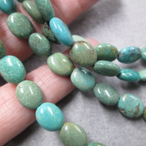Double Strand TURQUOISE Necklace>Genuine Turquoise Necklace,Turquoise Jewelry,Turquoise Beaded Necklace,Southwestern Jewelry,Gift-JNN145