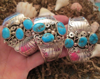 Native 925 Sterling Turquoise Cuff>Native Kingman Turquoise Cuff Bracelet,925 Sterling Cuff Bracelet,Southwestern Cuff,American Tribal Cuff