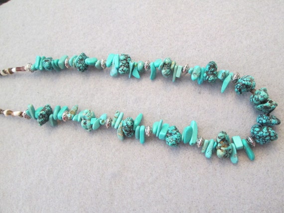 Native American Genuine Turquoise Necklace>Turquo… - image 3
