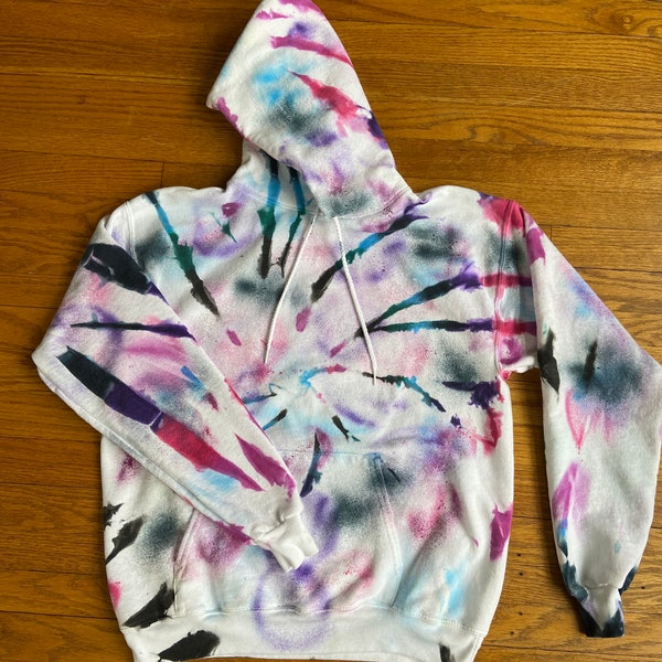 Galaxy Tie Dye Glow in the Dark Hoodie