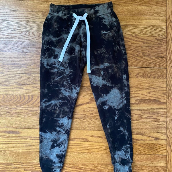 Dope Reverse Tie-dye Comfy Cute Sweatpants - Great for Fall - One of a Kind