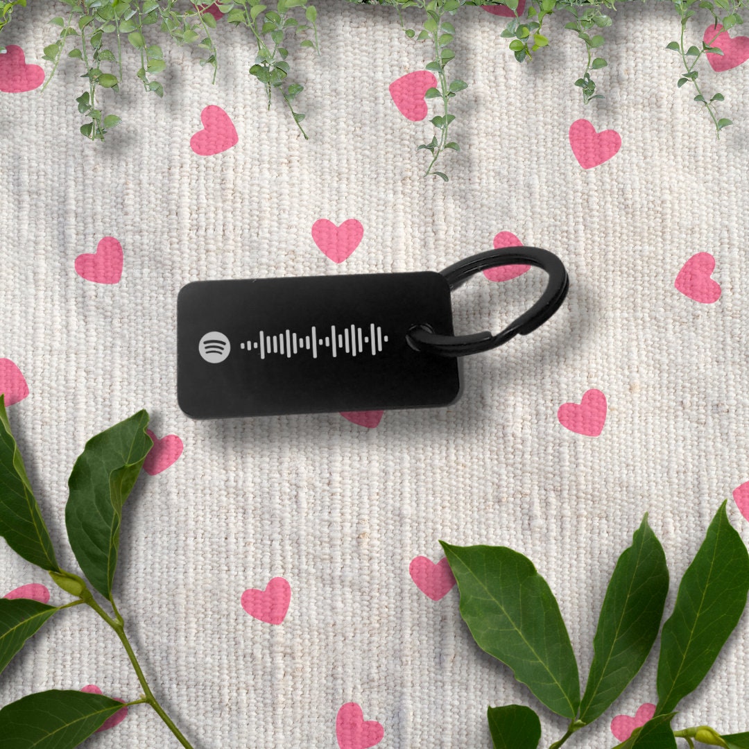 Spotify Code Keyring Personalized Spotify Keychain Wedding Song, Anniversary Keepsake Present