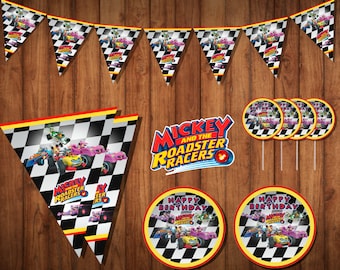 Mickey and the roadster racers party kit