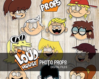 THE LOUD HOUSE photo props, birthday, party