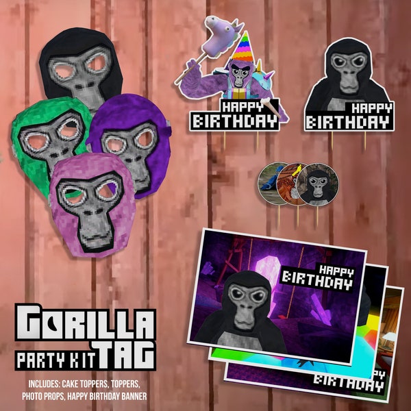 Gorilla Tag party Kit