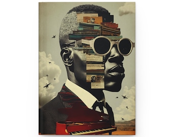 Black Man Journal, Black Man notebook, Afrocentric Journal, Gift for male, holiday gift for man, black male, gift for writers.