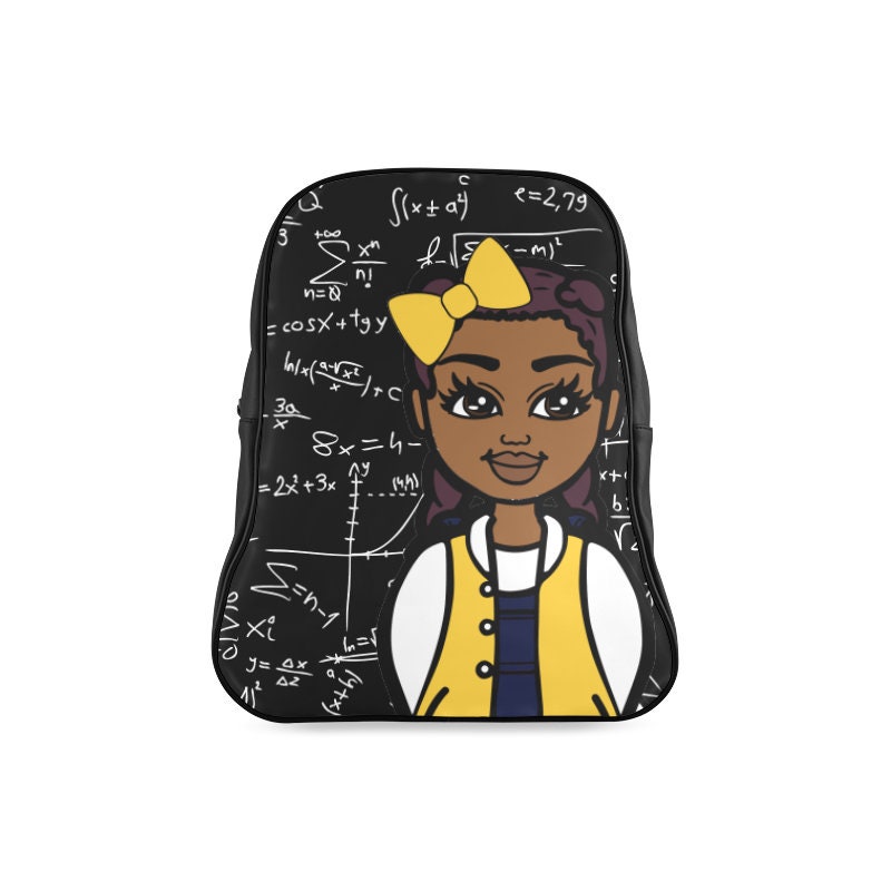 Black girl book bag black girl back pack black girl bag Etsy