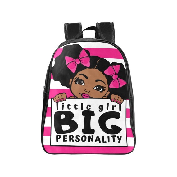 Black girl bookbag Black girl backpack back to school | Etsy