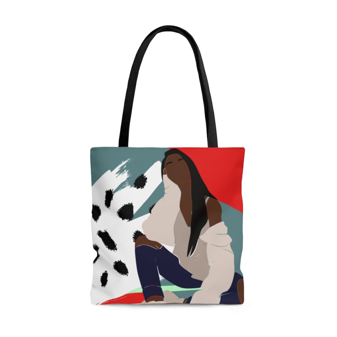 Black Girl Tote, Black Girl Bag, Melanin, Black Woman Tote, Black Girl