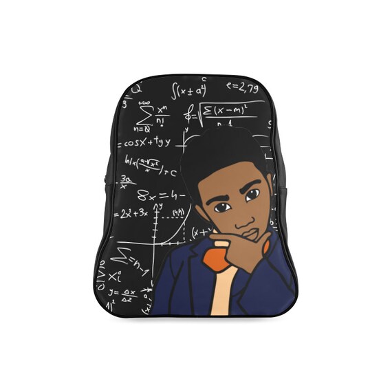 african american boy backpacks