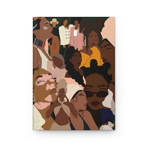 black girl journal, black girl notebook, melanin, gift for black girls, gift for writers.