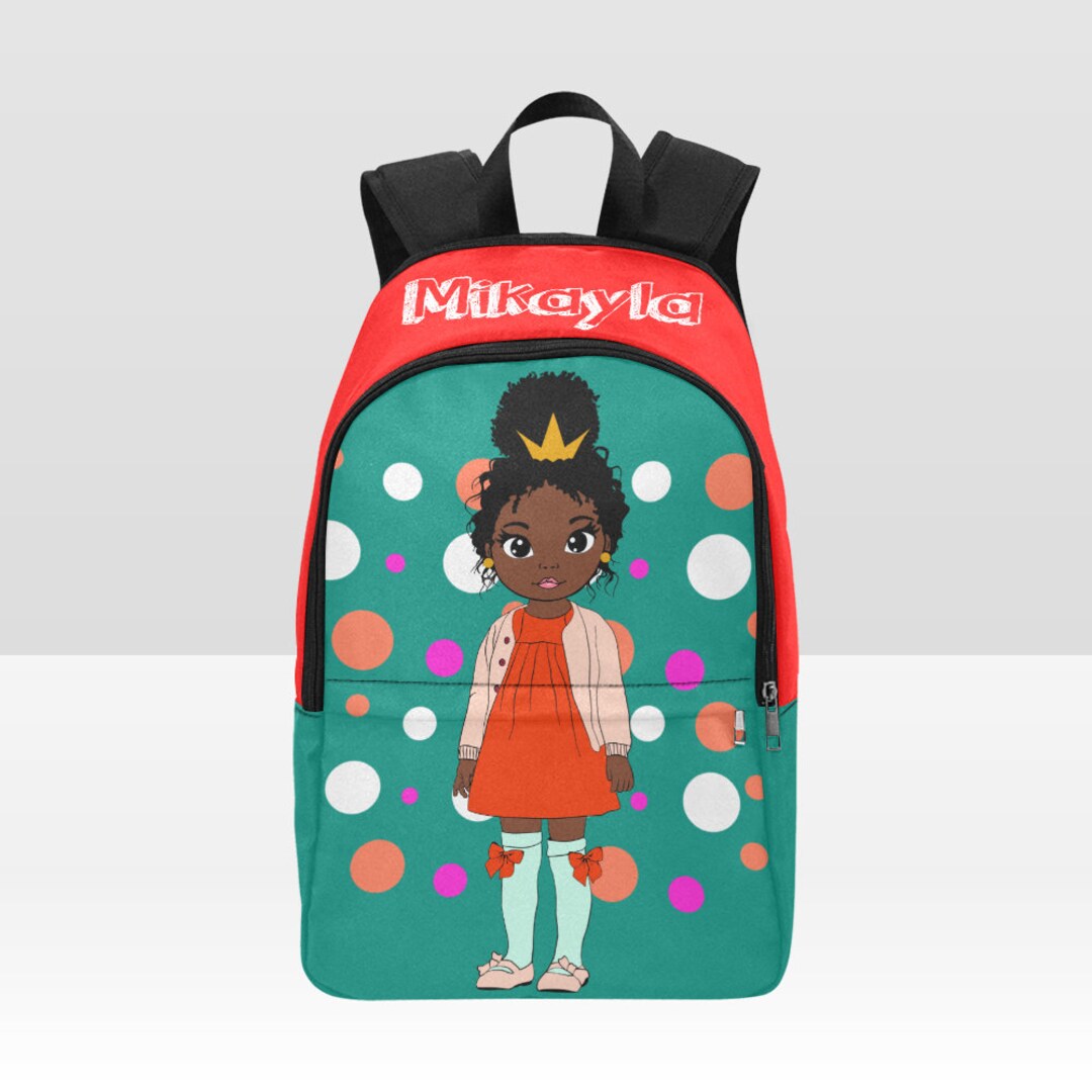 Black Girl Bookbag, Custom Backpack, Back to School, Black Girl Backpack, Custom Bookbag Etsy