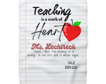 teacher gift, teacher blanket, teacher appreciation, custom blanket, teacher birthday gift,