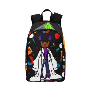 Black Girl Backpack, Custom backpack, Black girl magic, black girls rock, melanin, future doctor, back to school, school supplies, bag