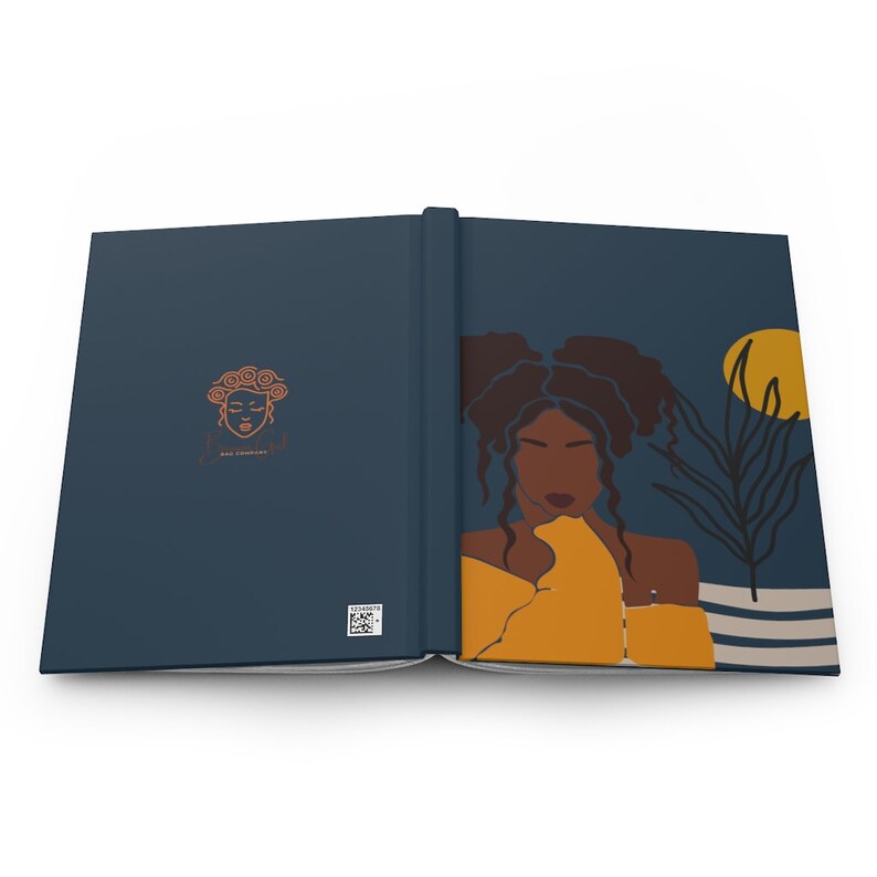 Black girl journal, HBCU, college gift, brown girl journal, black girl journal, black girl notebook, black woman journal, blog, coffee image 5