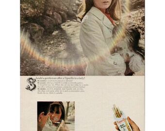 1965 Robt. Burns Tiparillo cigars Vintage Print Ad (L19)