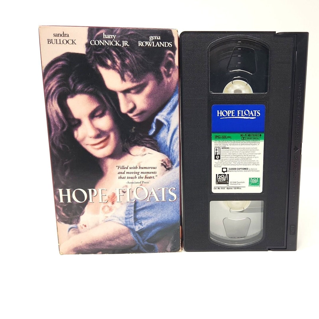 Hope Floats VHS, 1998 Sandra Bullock, Harry Connick, Gena Rowlands vhs