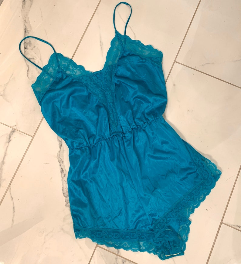 Vintage one piece TEDDY 1970S lingerie