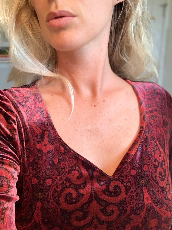 Vintage Velvet Dress