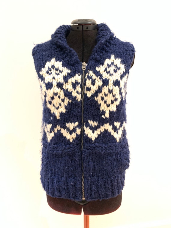 Vintage Cowichan sweater Vest